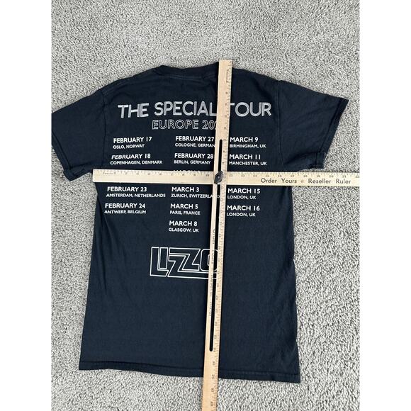 Lizzo The Special Tour Shirt Mens Small Black 2023 Europe Concert Band Tee Music - Picture 6 of 9